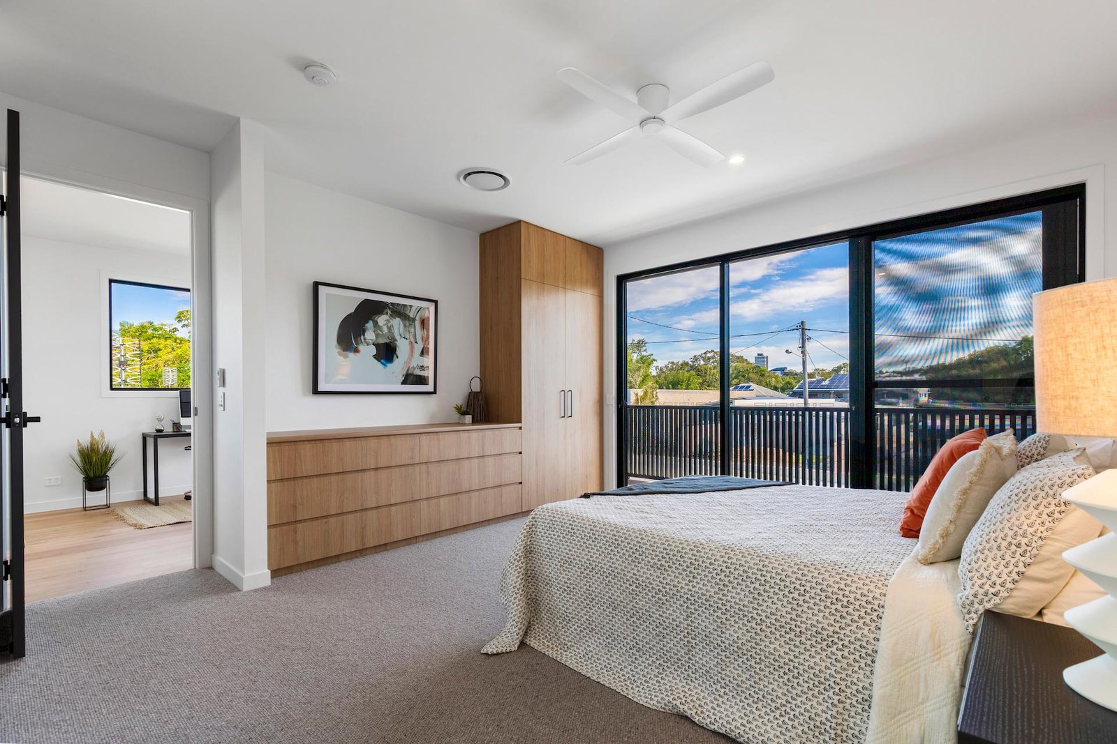 Custom timber features Moffat Beach Builder